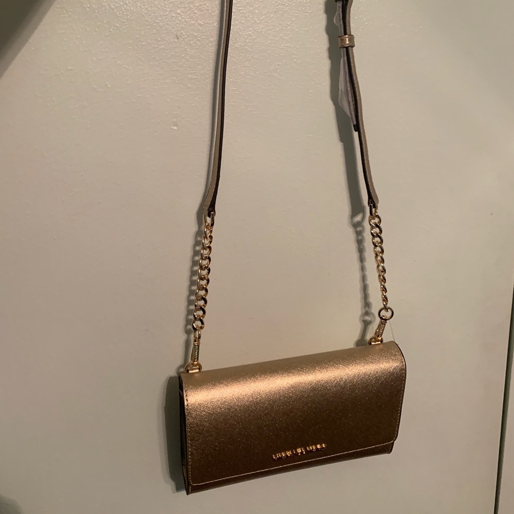 Michael kors gold purse - new with tags